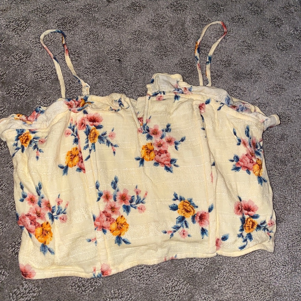 Floral crop top